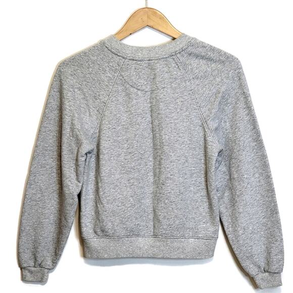 Anthropologie x Jason Yun Dove Crew Neck Long Sleeve Gray Sweatshirt Size XS - Picture 8 of 13